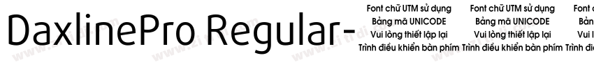 DaxlinePro Regular字体转换